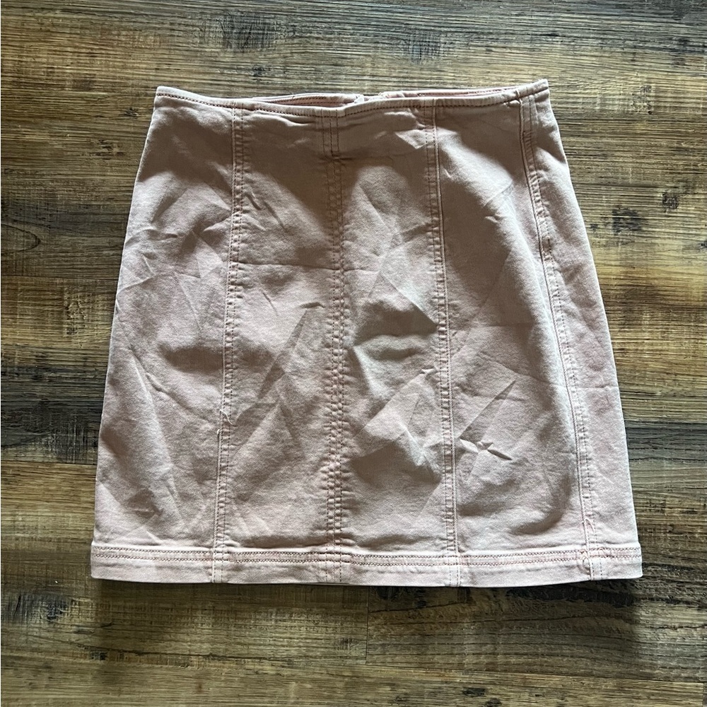 Kendall & Kylie Pink Pencil Mini Skirt for Casual Wear